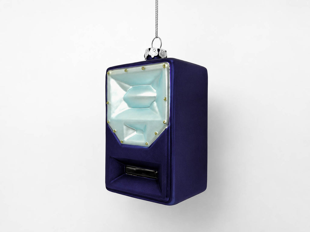 De Speaker handgeschilderde glazen kerstbal van Nachtglas
