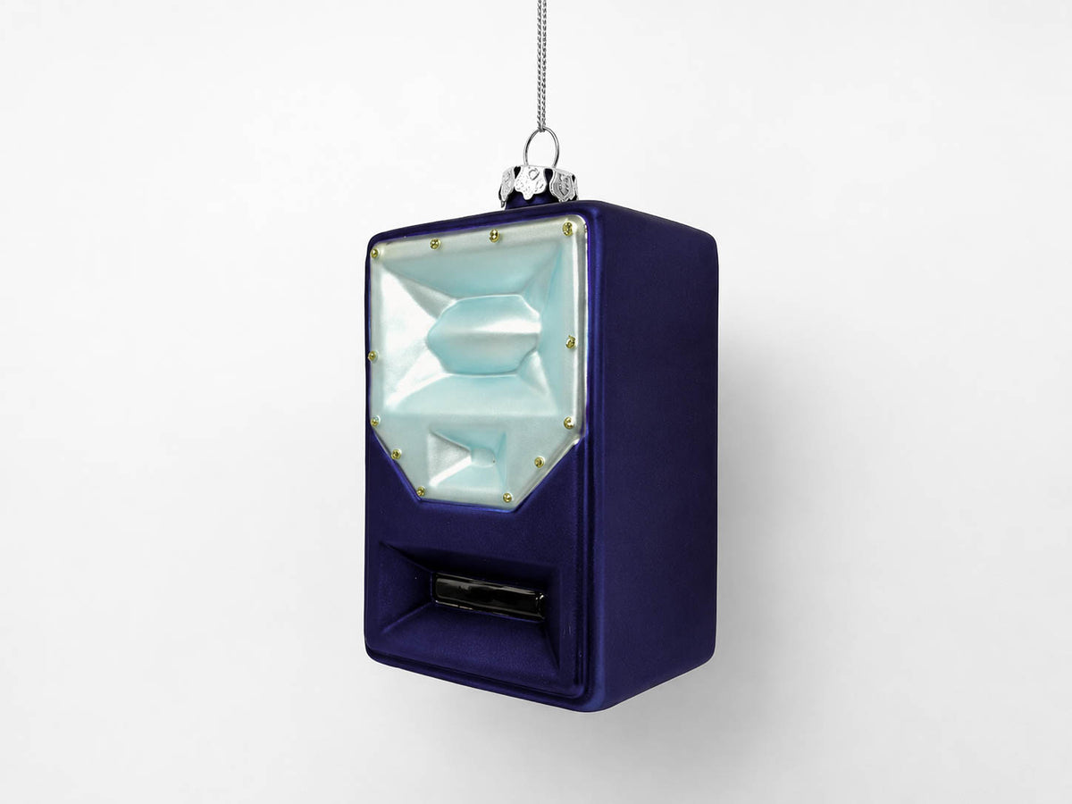 De Speaker handgeschilderde glazen kerstbal van Nachtglas
